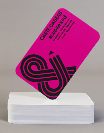 carte cadeau rose physique rougier & plé